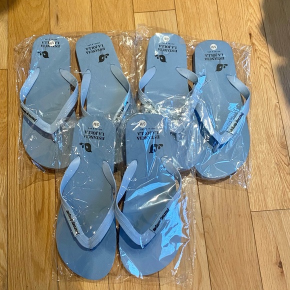 Estancia La Jolla Resort flip flops 3 packs S-M size 7-8 - Picture 1 of 2